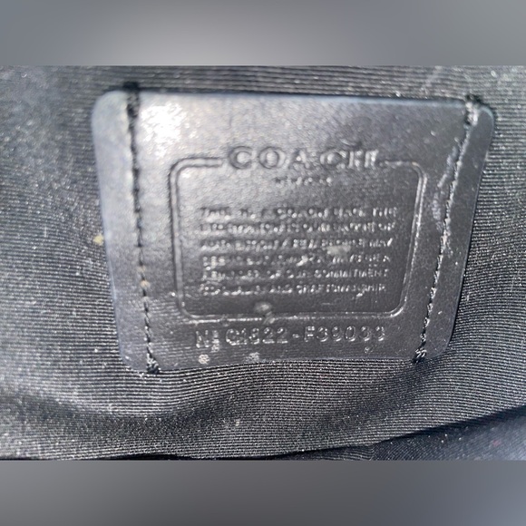 COACH Signature Mini Charlie Zebra Print Backpack black chalk - Picture 8 of 10